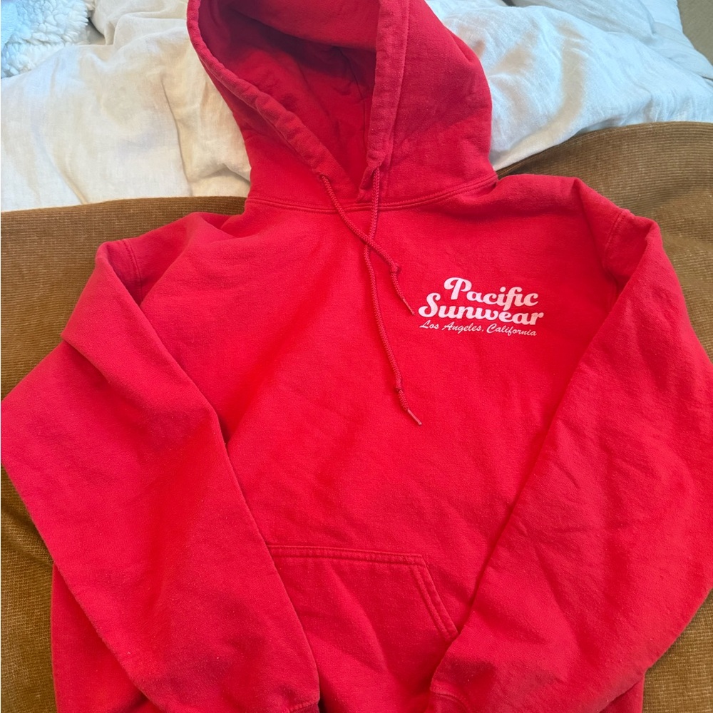 Pacific Sunwear Vibrant Red Hoodie